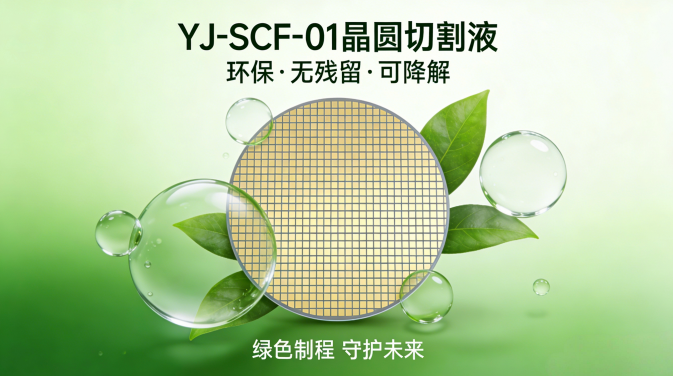 YJ-SCF-01晶圆切割液_全合成高浓缩半导体切割液厂家_适用SiC/GaN晶圆